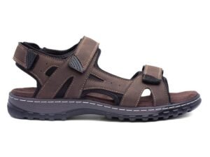 Hobos Mens Sandals Brown Adults Sport Easy Fasten Comfortable