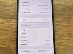 Apple iPhone 13 Pro Max – 128GB – Graphite (Unlocked)