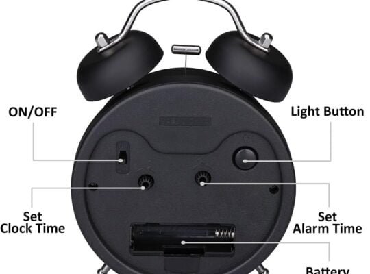 Classical Retro Twin Bell Alarm Clock