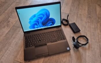 Dell Latitude 5501 Laptop, intel Core I5 – 9400H 2.5Ghz, 8gb mem, 240GB SSD