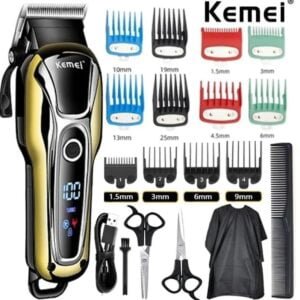 Professional men's hair trimmer LCD display