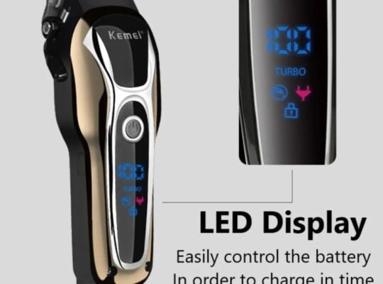 Professional men’s hair trimmer LCD display