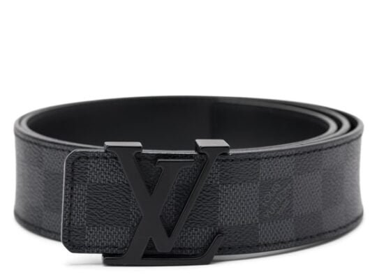 Louis Vuitton LV Belt Initiales Damier Graphite Black/Grey
