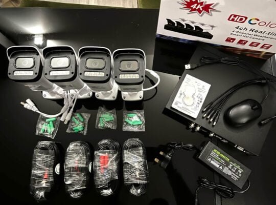 4 CCTV Camera kit 4K 1TB HDD