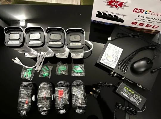 4 CCTV Camera kit 4K 1TB HDD