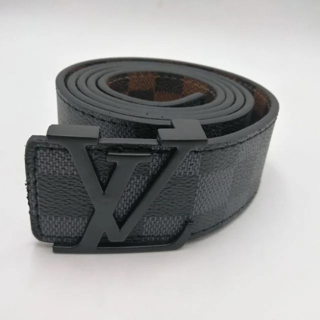 Louis Vuitton LV Belt Initiales Damier Graphite Black/Grey
