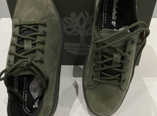 Timberland Davis Square Oxford Trainer Dark Green