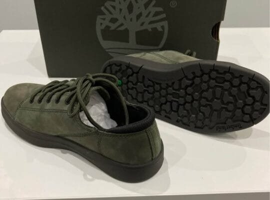 Timberland Davis Square Oxford Trainer Dark Green