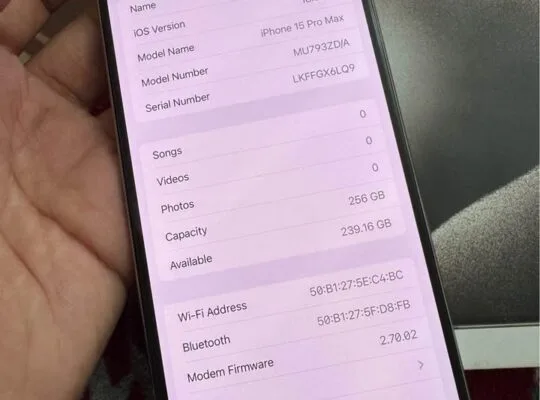 iPhone 15 pro max 256gb Unlocked