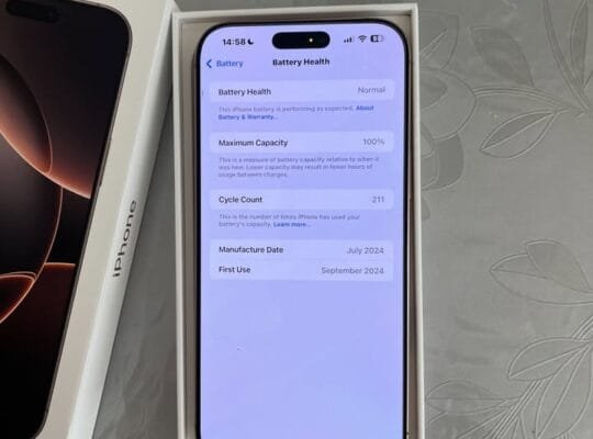 iPhone 16 pro max 256GB Good Condition