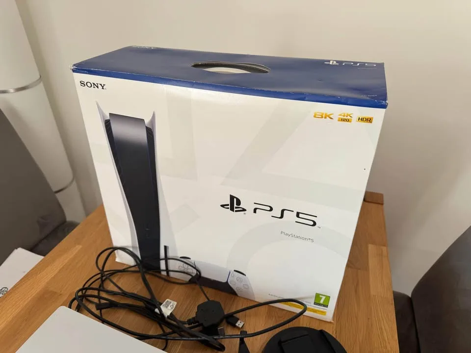 Boxed Sony PS5 Console Disc Edition with Extra Controller
