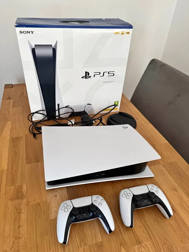 Boxed Sony PS5 Console Disc Edition with Extra Controller