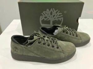 Timberland Davis Square Oxford Trainer Dark Green
