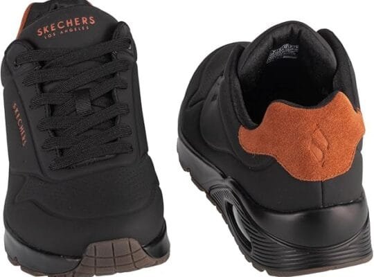 Skechers Mens Uno Suited On Air Memory Foam Trainers – Size 7
