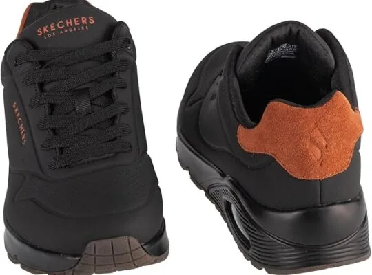 Skechers Mens Uno Suited On Air Memory Foam Trainers – Size 7
