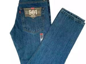 Levis 501 Mens Straight Fit Stretch Jeans Denim Original Size 30-34