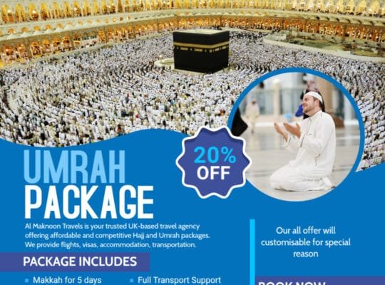 Al Maknoon Travels – Umrah Packages 20% OFF
