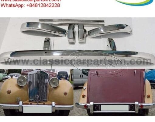 Triumph Renown saloon 1949–1954 bumper by stainless steel new