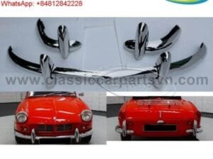 Triumph Spitfire MK1, MK2, GT6 MK1 (1962-1968) bumpers by stainless steel