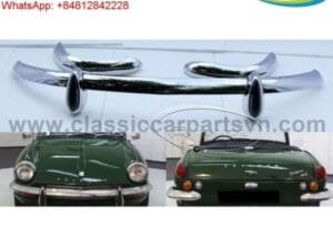Triumph Spitfire MK3, Triumph GT6 MK2 bumpers by stainless steel new