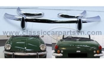 Triumph Spitfire MK3, Triumph GT6 MK2 bumpers by stainless steel new