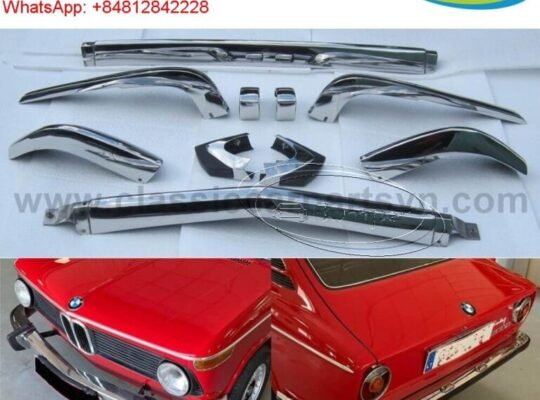 BMW 1502.1602.1802.2002 bumpers (1971-1976) by stainless steel