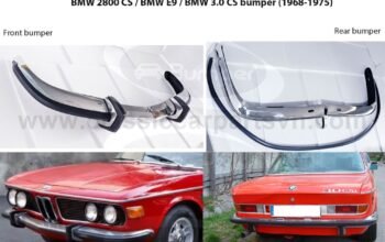 BMW 2800CS BMW 3.0CS BMW E9 bumpers new (1968-1975) by stainless steel new