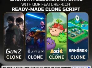 Enter the Blockchain Gaming Arena with Professionally Crafted Game Clones